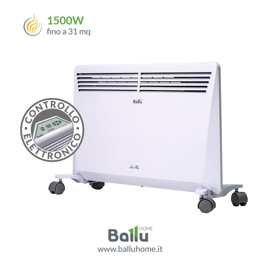 Termoconvettore Elettrico Heat Max 1500 W - Energia Libera Shop - Ballu Home -